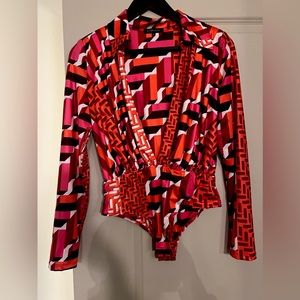 CQ by CQ‎ Deep Plunge Bodysuit Size Small